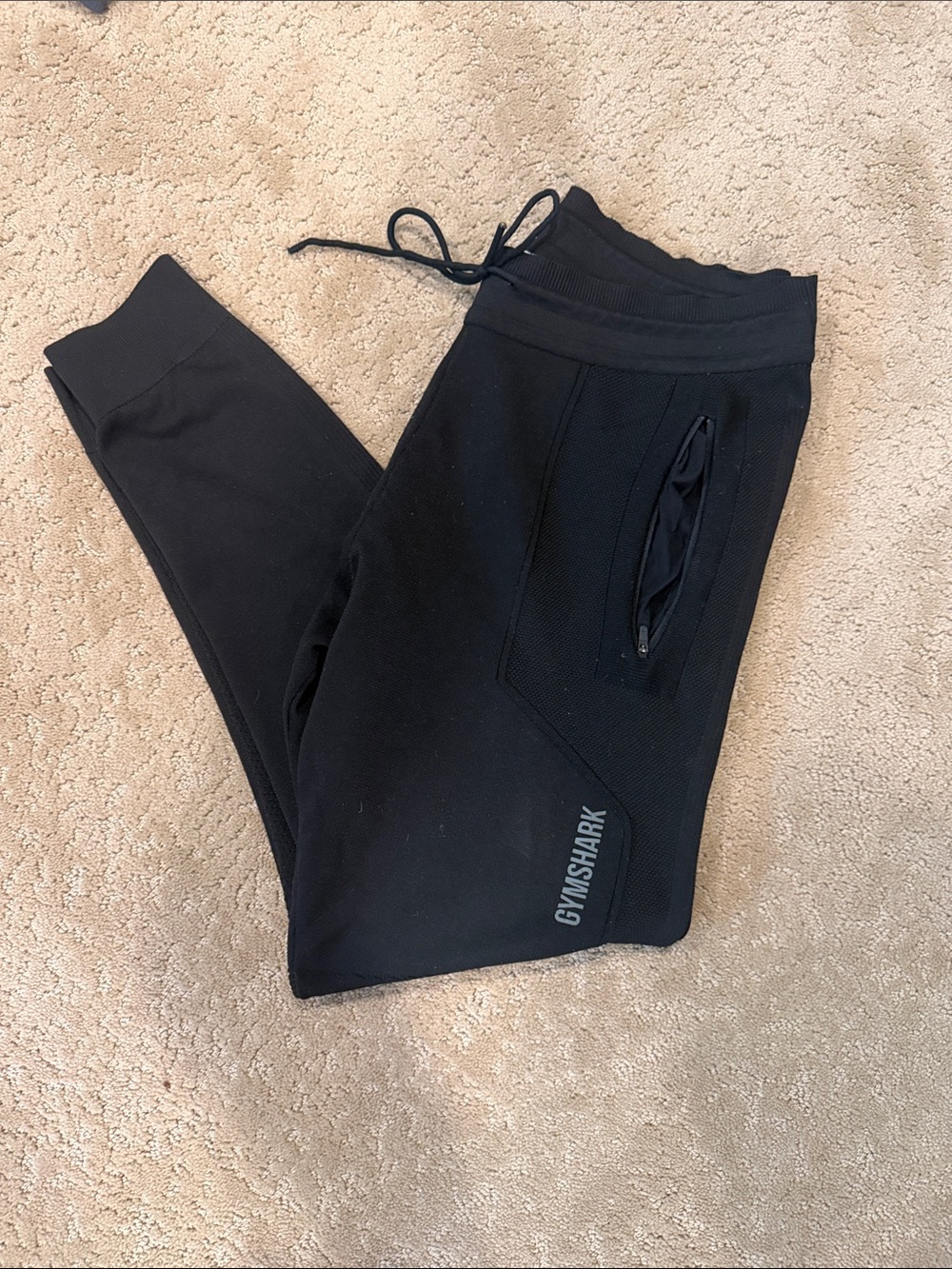 Gymshark Black Slim Jogger Pants